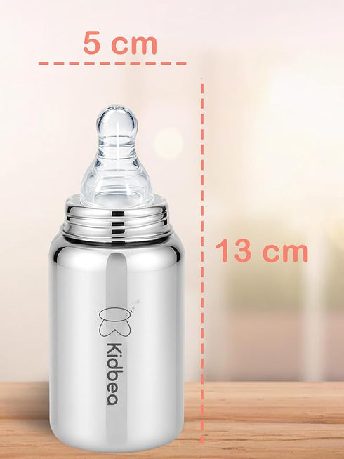 Kidbea Stainless Steel Baby Feeding Bottle
