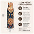 Pure Copper Floral Patterns Water Bottle 1000ml