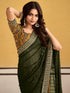 Vasthrlay Georgette Embroidered Unstitched Designer Ethnic Wear