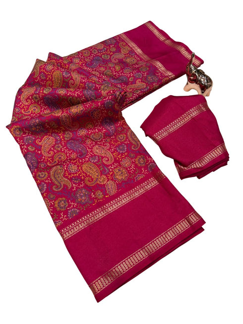 Vasthrlay Kalamkari Tussar Saree