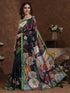 Vasthrlay Weaving Printed Unstitched Dusty Pink Saree