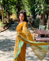 VasthrlayBoarder Unstitched Chhaavax Mustard Free Ethnic Wear