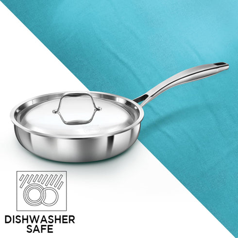 Hawkins Pro 22 cm Frying Pan Triply Stainless Steel Fry Pan