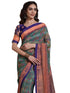 Vasthrlay Georgette Light Turquoise Saree
