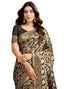 Vasthrlay Womens Jacquard Unstitched Wine Saree