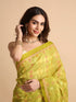 Vasthrlay Cotton Printed Blue Saree