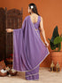 Vasthrlay Maroon Georgette Border Unstitched Saree