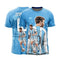 Messi Goat Edition Football Jersey | Customized And Personalized Name And Number | Available In Sizes For Kids| Men| And Women.