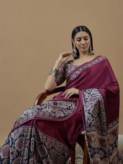Vasthrlay Printed Unstitched Hs Ethnic Wear