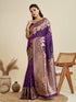 Vasthrlay Kanjivaram Wedding Banarasi Weaving Wine Pink