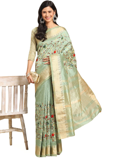 Vasthrlay Embroidered Saree