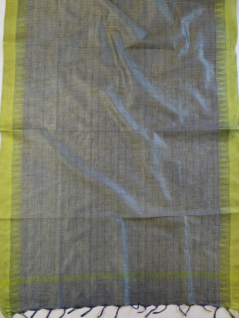 Vasthrlay Yellow Handwoven Unstitched Saree