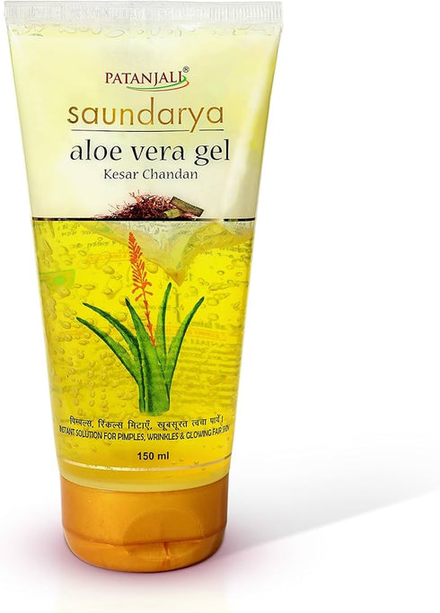 Patanjali Saundarya Aloe Vera Gel Kesar Chandan