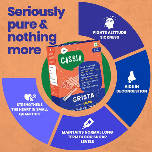 CRISTA SERIOUSLY PURE AND NOTHING MORE Daily Whole Spices (Masala) Combo
