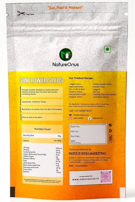 NatureOnus All Raw Seeds Combo Pack