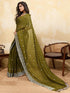 Vasthrlay Chiffon Striped Unstitched Sum Ethnic Wear