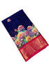 Vasthrlay Kalamkari Digital Piece Navy