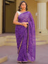 Vasthrlay Georgette Bandhani Orange Saree