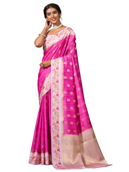Vasthrlay Banarasi Printed Saree