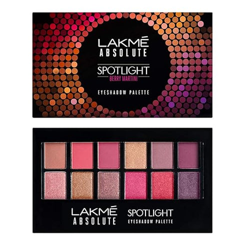 Lakme Absolute Spotlight Eye Shadow Palette Smokin Glam 12G