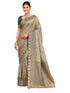 Vasthrlay Banarasi Unstitched Light Green Saree