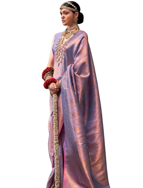 Vasthrlay Kanjivaram Unstitched Occasions Luxurious Saree