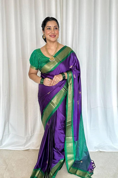 Vasthrlay Kanjivaram Lichi Blouse Ethnic Wear
