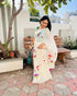 Vasthrlay Off White Multicolor Breathable Traditional