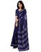 Vasthrlay Womens Printed Unstitched Dark Green Saree