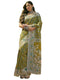 Vasthrlay Shimmer Printed Navy Navy Blue Saree