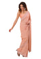 Vasthrlay Embroidery Unstitch Orange Ethnic Wear