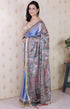 Vasthrlay Printed Unstitched Lavender Ethnic Wear