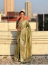 Vasthrlay Banarasi Unstitched Saree