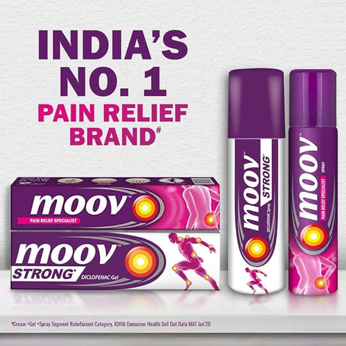 Moov Strong Diclofenac Pain Relief Spray 80gm