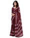 Vasthrlay Womens Printed Unstitched Dark Green Saree