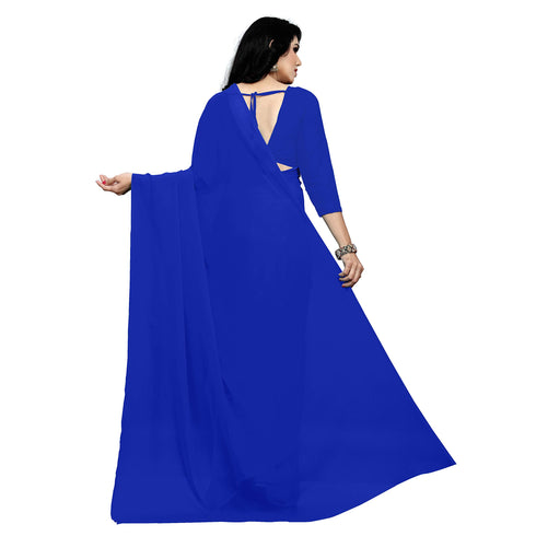 Vasthrlay Georgette Unstitched Saree