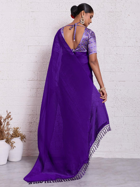 Vasthrlay Unstitched Tassels Latkans Sum Ethnic Wear