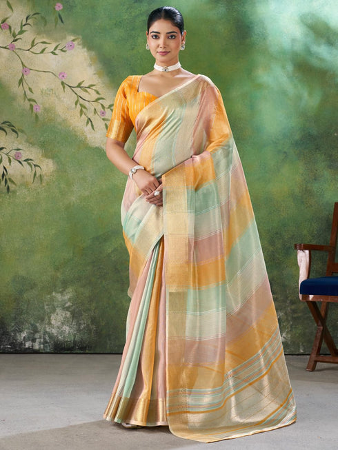 Vasthrlay Multicolored Unstitched Designer Sf Ethnic Wear