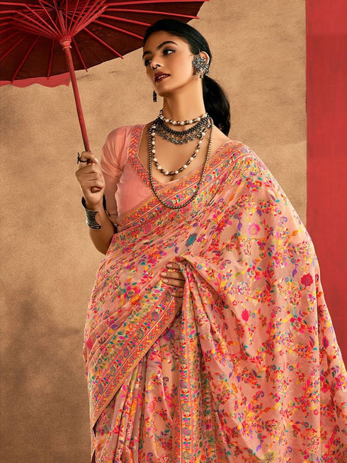 Vasthrlay Paithani Unstitched Elegant Traditional Saree