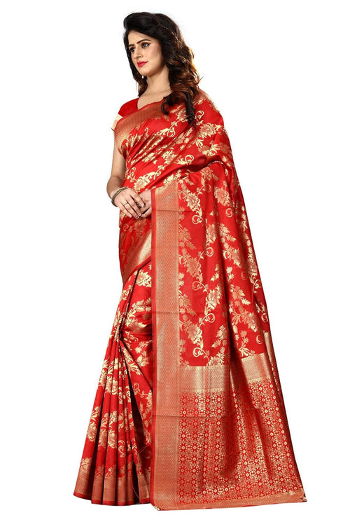Vasthrlay Maroon Kanchipuram San Pari Saree