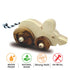 Wooden Mouse Pull-Along Toy for Toddlers | Natural Solid Wood Toy