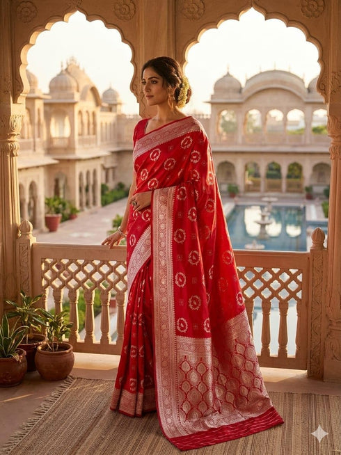 Vasthrlay Banarasi All Butti Weaving