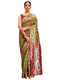 Vasthrlay Weaving Paithani Unstitched Maroon Saree