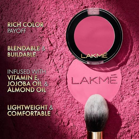 Lakme Face It Blush Flushed Pink B2