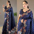 Vasthrlay Women's Paithani Ethnic Unstitched Saree