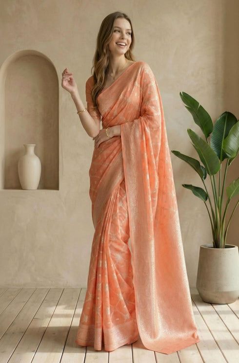 Vasthrlay Jacquard Saree