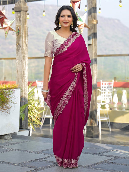 Vasthrlay Mirror Coffee Saree