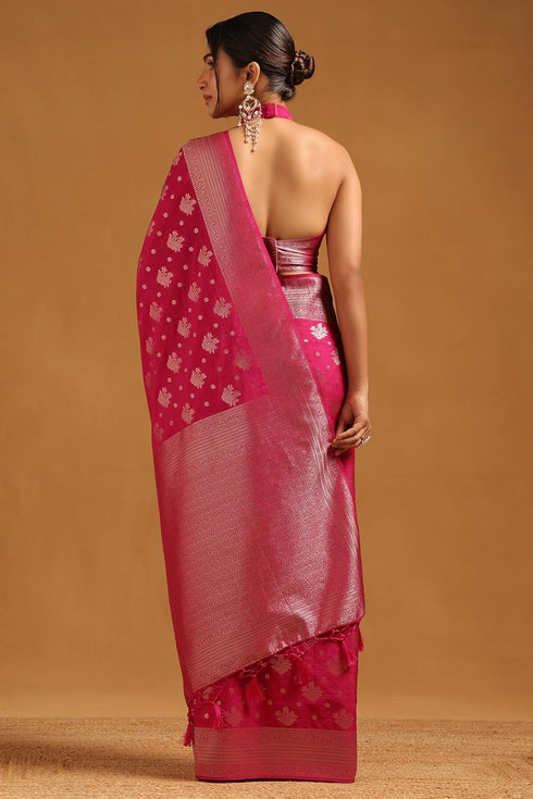 Vasthrlay Black Viscose Floral