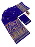 Vasthrlay Silk Saree Dark Blue