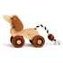 Wooden Dog Pull-Along Toy for Toddlers